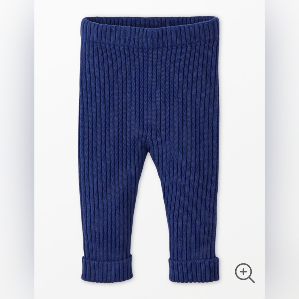 NEW Hanna Andersson navy sweater leggings size 3T